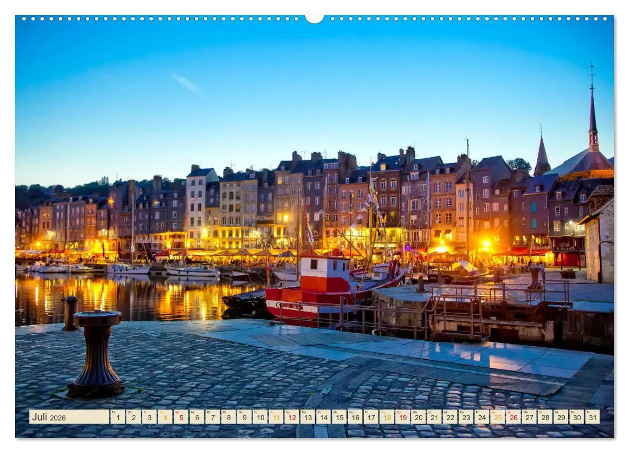 Bild: 9783457831960 | Honfleur - Bezauberndes Frankreich (Wandkalender 2026 DIN A2 quer),...