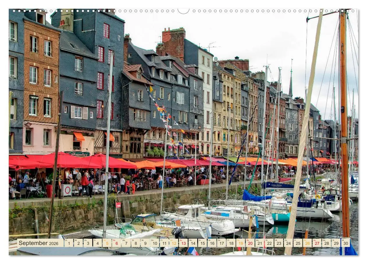 Bild: 9783457831960 | Honfleur - Bezauberndes Frankreich (Wandkalender 2026 DIN A2 quer),...