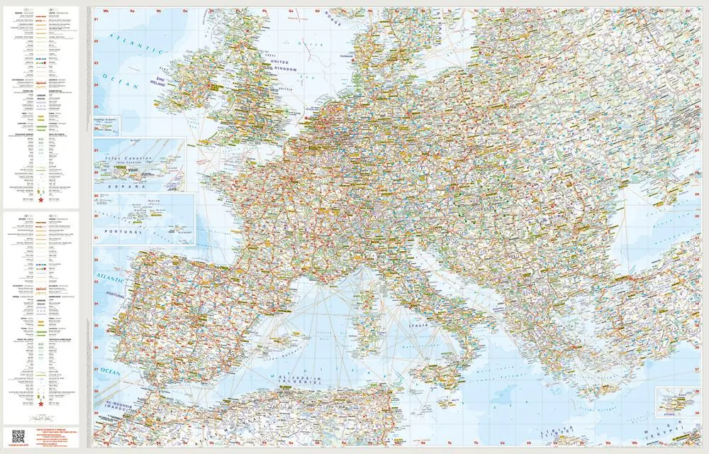 Bild: 9783575021960 | MARCO POLO Reisekarte Europa 1:4 Mio. | (Land-)Karte | Deutsch | 2025