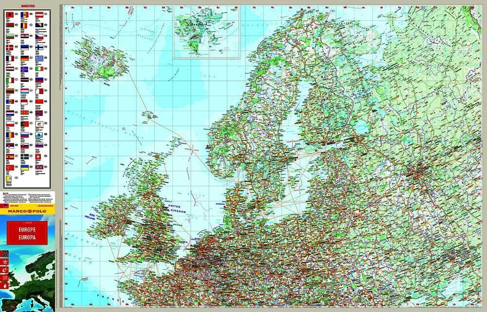 Bild: 9783575021960 | MARCO POLO Reisekarte Europa 1:4 Mio. | (Land-)Karte | Deutsch | 2025