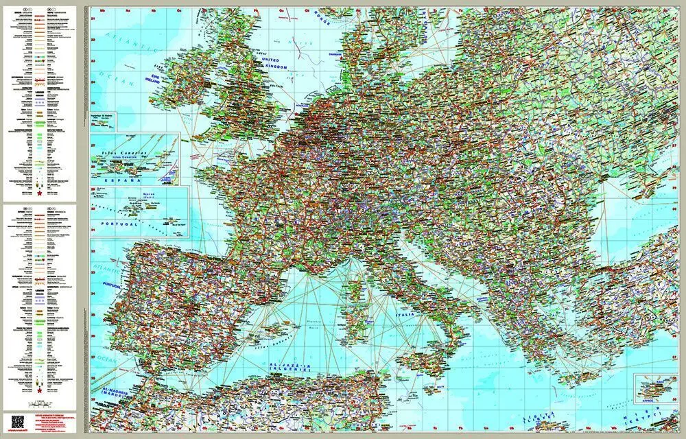 Bild: 9783575021960 | MARCO POLO Reisekarte Europa 1:4 Mio. | (Land-)Karte | Deutsch | 2025