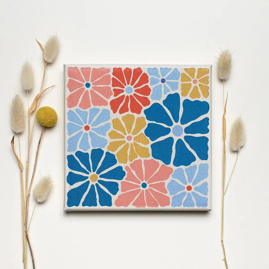 Bild: 9783735881960 | Painted love | Flächiges Malen mit Acryl | Katja Blume | Taschenbuch