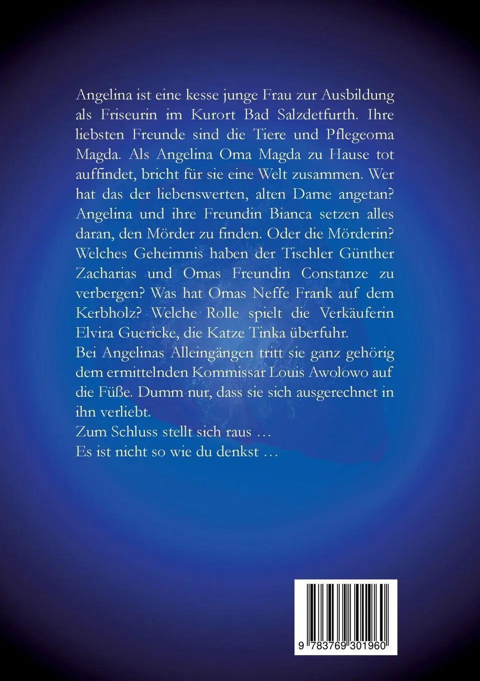 Rückseite: 9783769301960 | Salzstein-Mord | Regionalkrimi | Petra Klare | Taschenbuch | Paperback