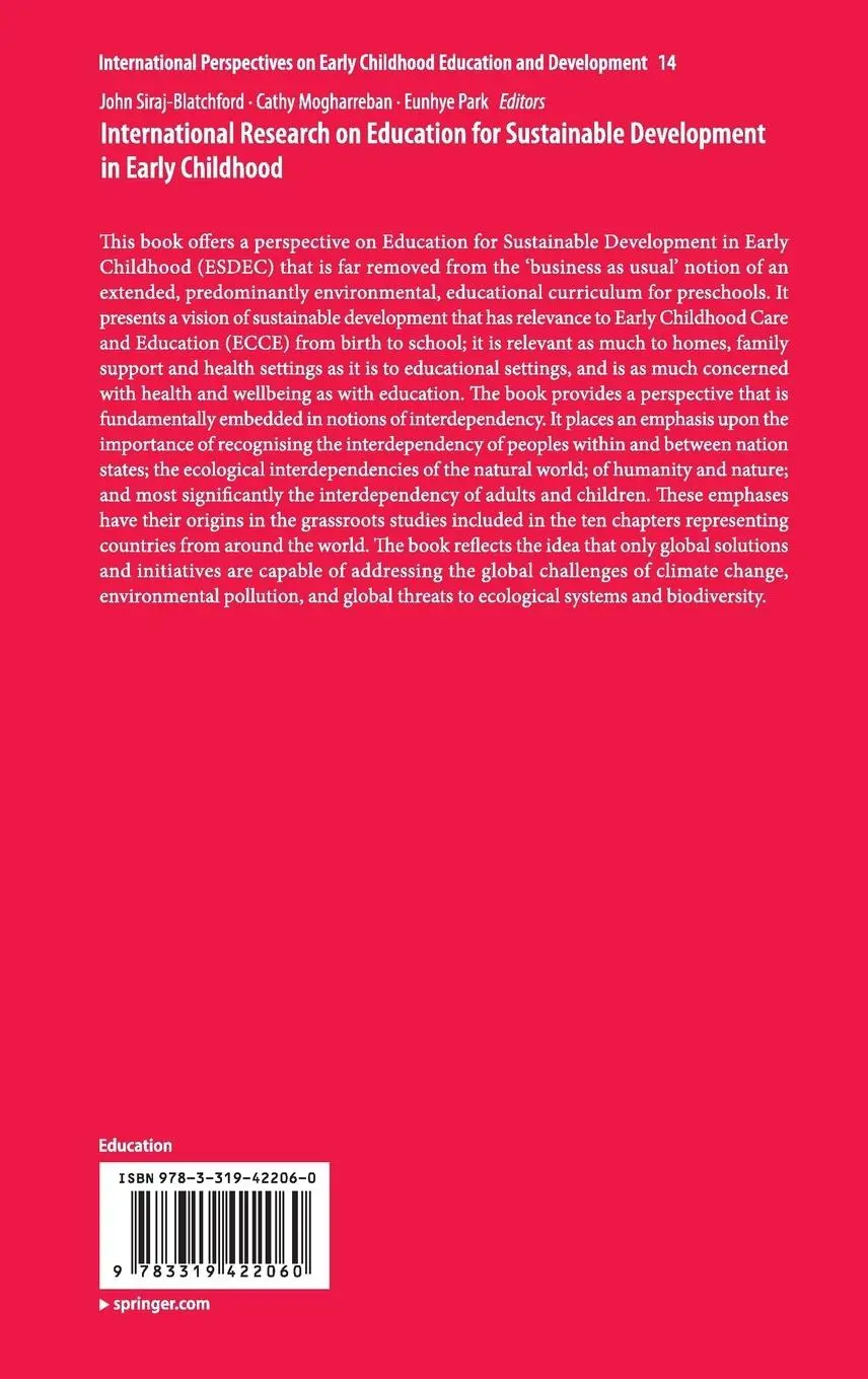 Rückseite: 9783319422060 | International Research on Education for Sustainable Development in...