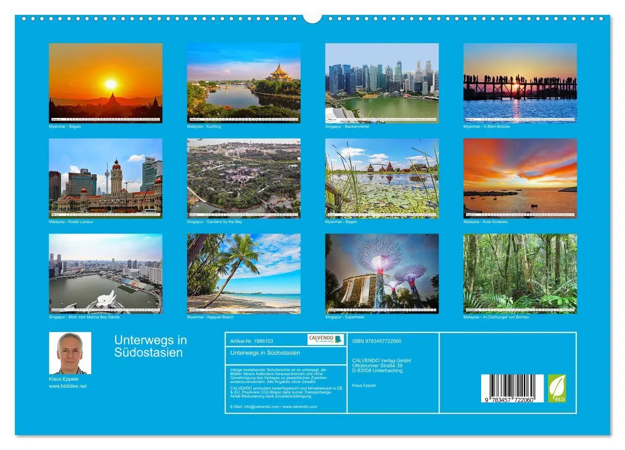 Bild: 9783457722060 | Unterwegs in Südostasien (hochwertiger Premium Wandkalender 2026...