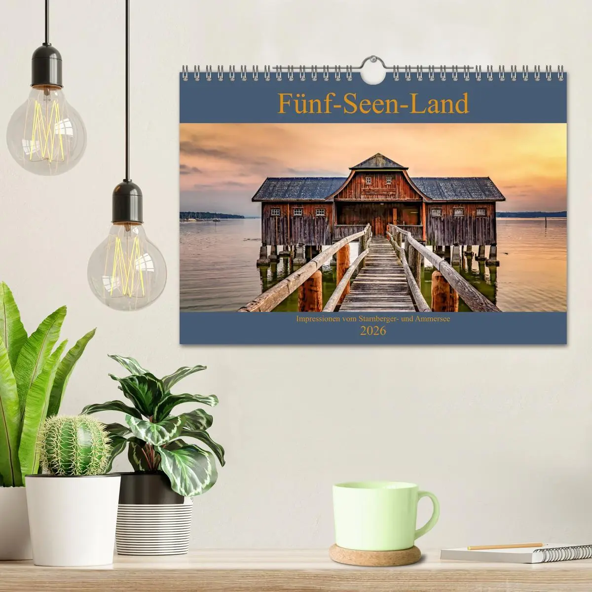 Bild: 9783457892060 | Fünf-Seen-Land (Wandkalender 2026 DIN A4 quer), CALVENDO...