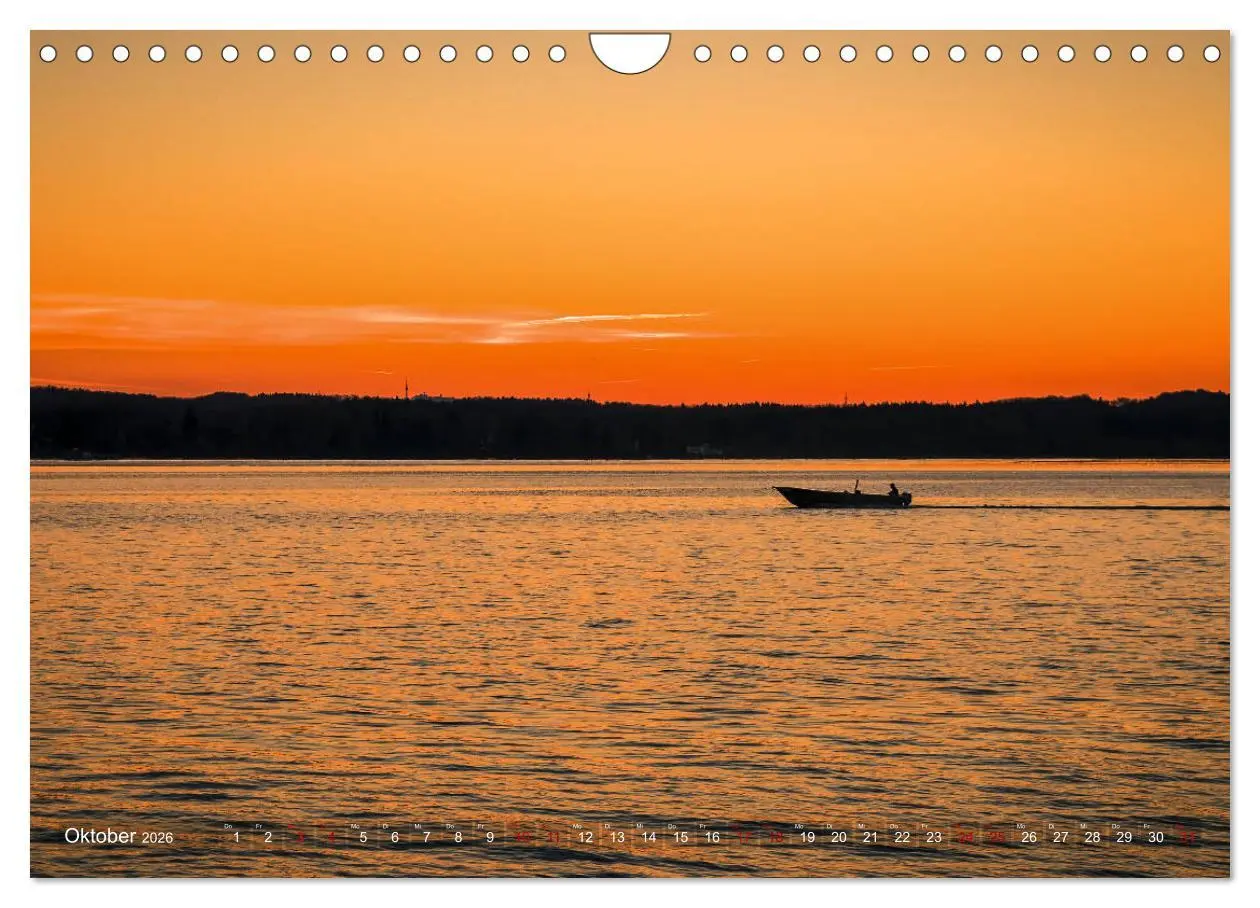 Bild: 9783457892060 | Fünf-Seen-Land (Wandkalender 2026 DIN A4 quer), CALVENDO...