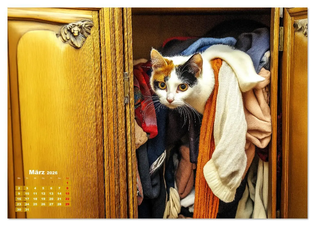 Bild: 9783457332160 | Momente eines Katzenbesitzers - Chaos der Samtpfoten (Tischkalender...