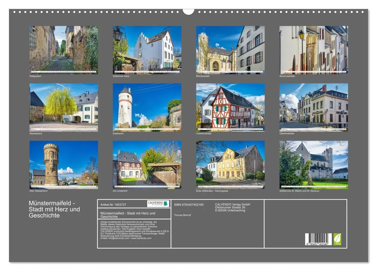Bild: 9783457402160 | Münstermaifeld - Stadt mit Herz und Geschichte (Wandkalender 2026...