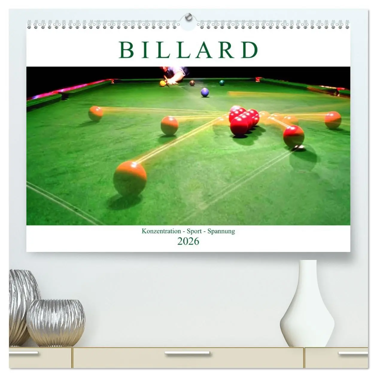 Cover: 9783457712160 | Billard. Konzentration - Sport - Spannung (hochwertiger Premium...