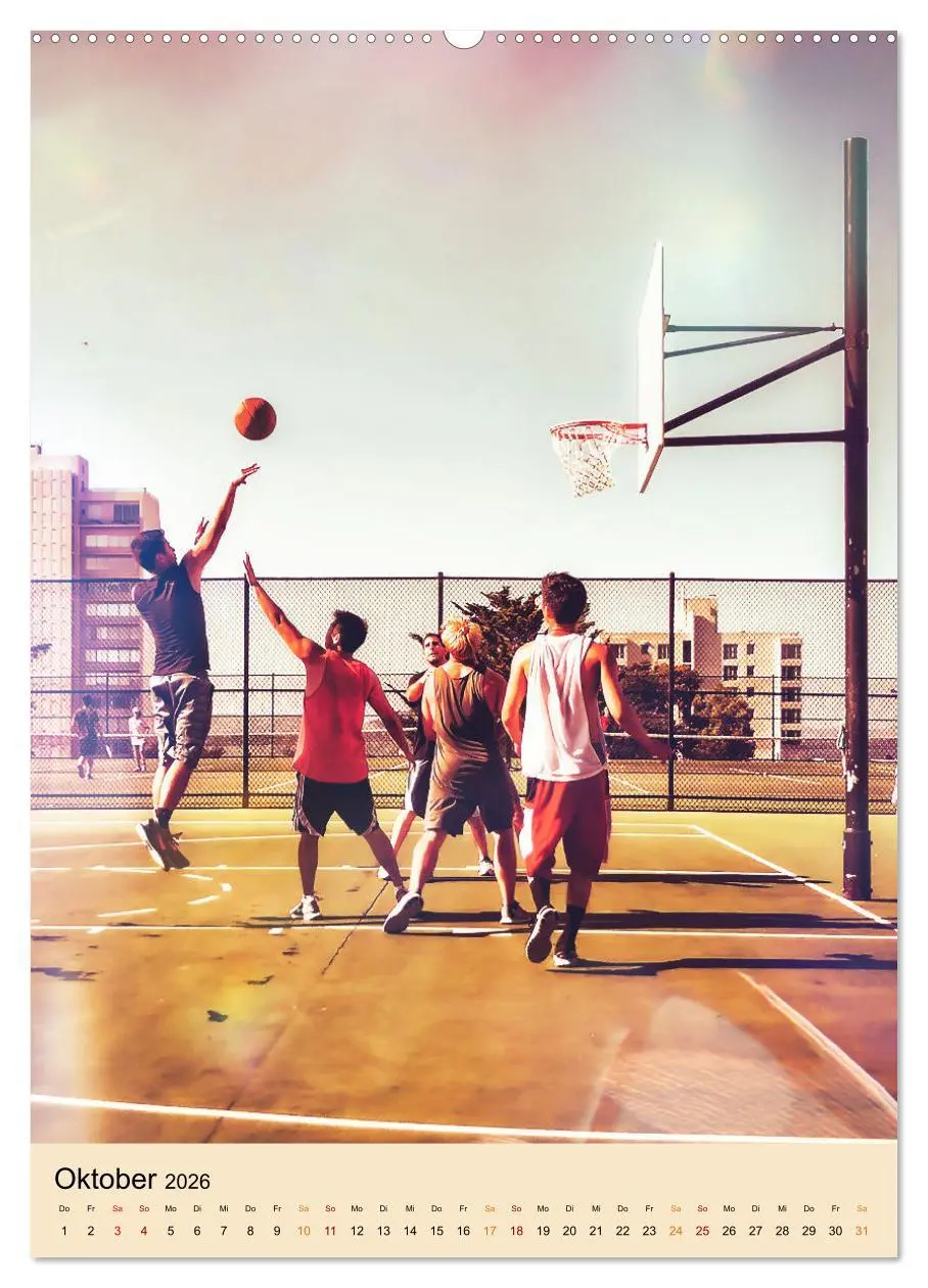 Bild: 9783516352160 | Basketball Fun (hochwertiger Premium Wandkalender 2026 DIN A2...