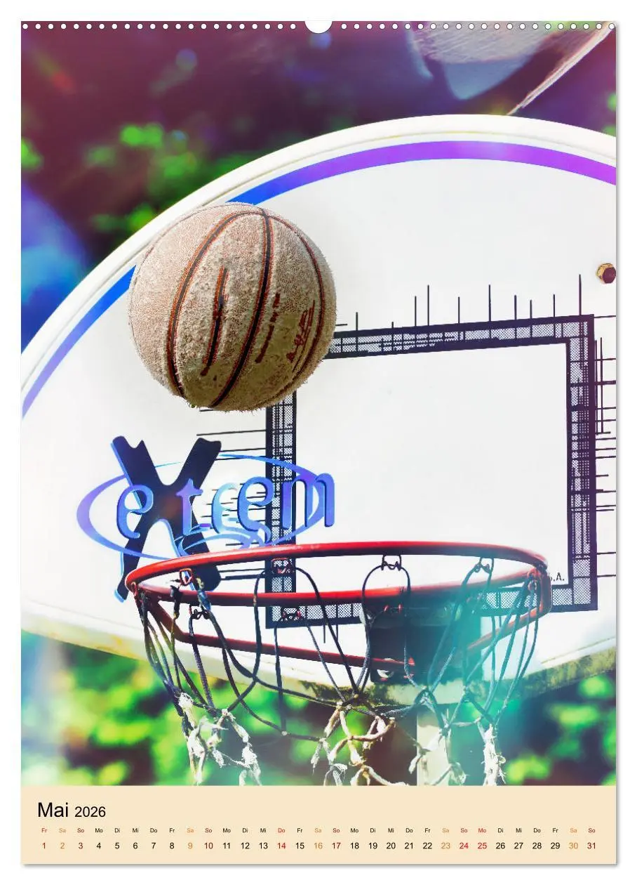 Bild: 9783516352160 | Basketball Fun (hochwertiger Premium Wandkalender 2026 DIN A2...