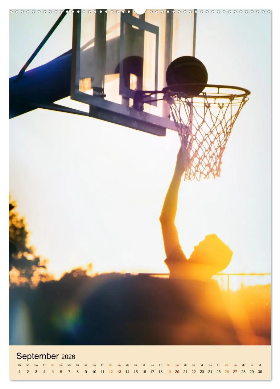 Bild: 9783516352160 | Basketball Fun (hochwertiger Premium Wandkalender 2026 DIN A2...