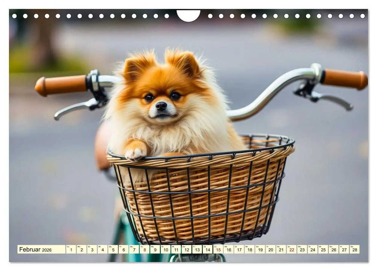 Bild: 9783516592160 | Tausendsassa - Pomeranian (Wandkalender 2026 DIN A4 quer), CALVENDO...