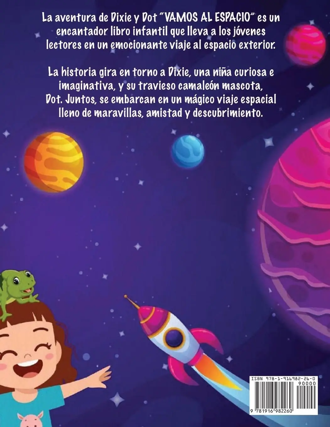 Rückseite: 9781916982260 | Una Aventura de Dixie &amp; Dot | ¡Vamos al Espacio! | Jane Thome | Buch