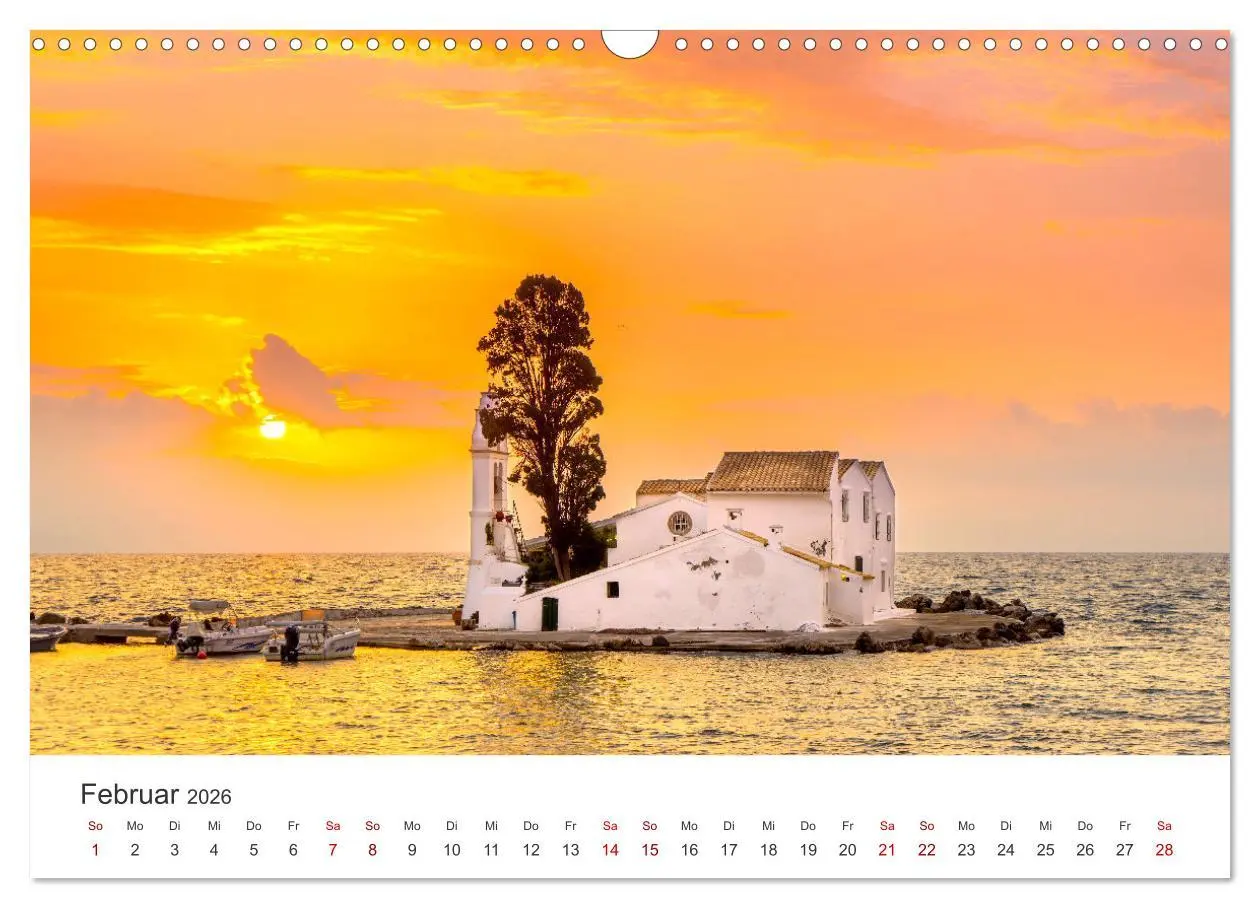 Bild: 9783457562260 | Korfu - Die paradiesische Insel im Mittelmeer. (Wandkalender 2026...