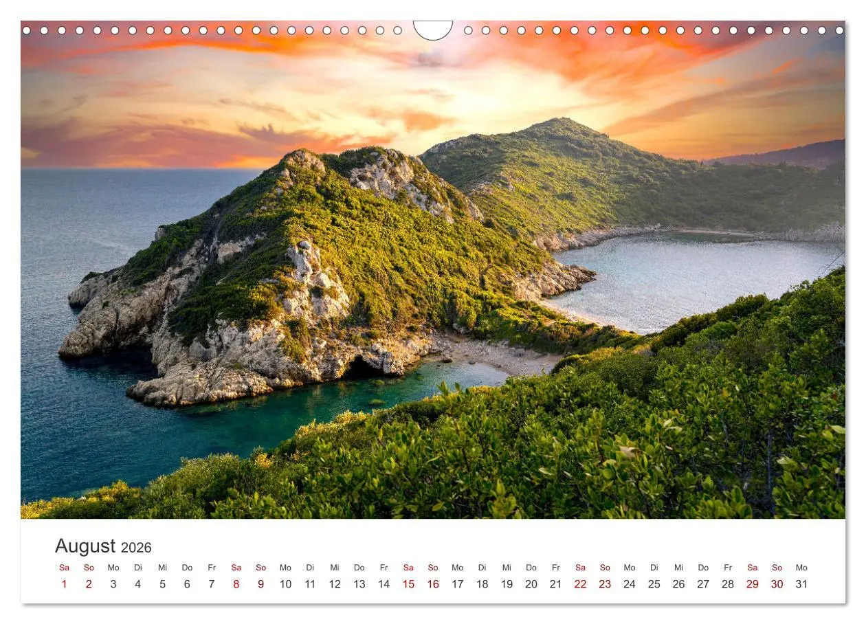 Bild: 9783457562260 | Korfu - Die paradiesische Insel im Mittelmeer. (Wandkalender 2026...
