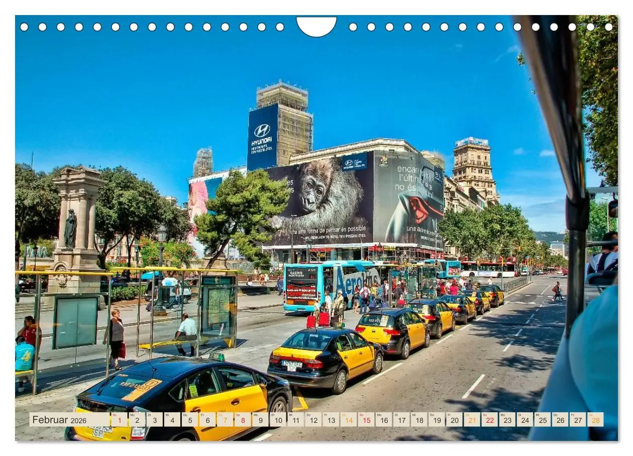 Bild: 9783516032260 | Hallo Taxi - einmal um die Welt (Wandkalender 2026 DIN A4 quer),...