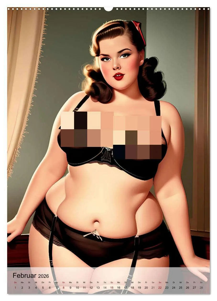 Bild: 9783516272260 | Pin up Girls Heiße Kurven mit Retro Charme (hochwertiger Premium...