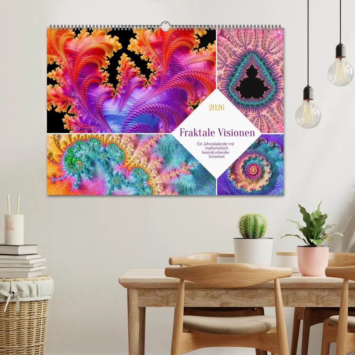 Bild: 9783457482360 | Fraktale Visionen (Wandkalender 2026 DIN A2 quer), CALVENDO...