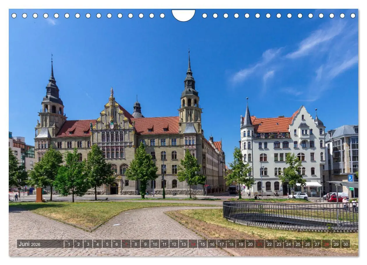 Bild: 9783457792360 | Unterwegs in Halle (Wandkalender 2026 DIN A4 quer), CALVENDO...