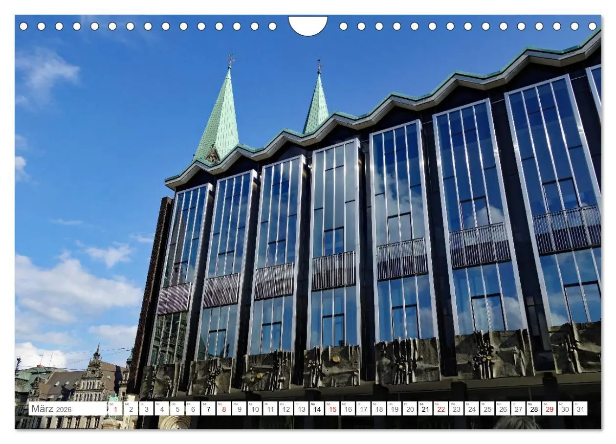 Bild: 9783457932360 | Bremen Heute (Wandkalender 2026 DIN A4 quer), CALVENDO Monatskalender