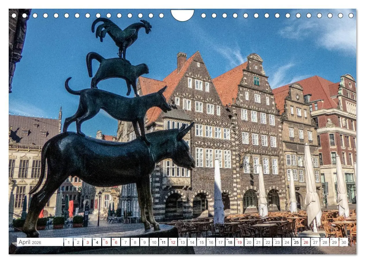 Bild: 9783457932360 | Bremen Heute (Wandkalender 2026 DIN A4 quer), CALVENDO Monatskalender