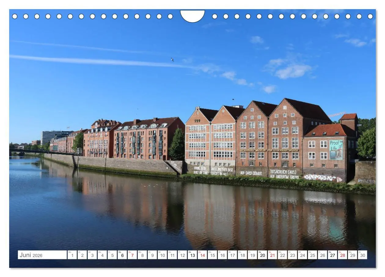 Bild: 9783457932360 | Bremen Heute (Wandkalender 2026 DIN A4 quer), CALVENDO Monatskalender