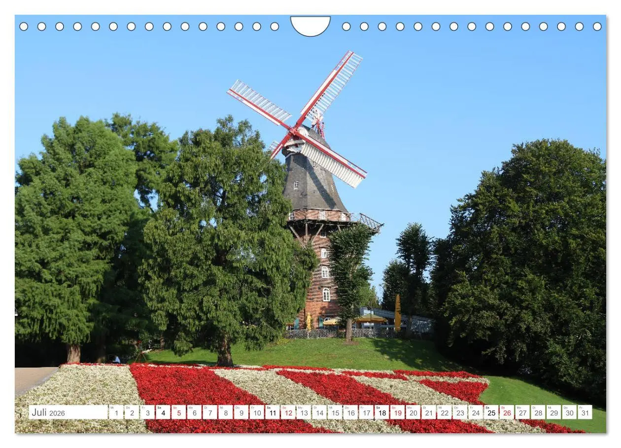 Bild: 9783457932360 | Bremen Heute (Wandkalender 2026 DIN A4 quer), CALVENDO Monatskalender