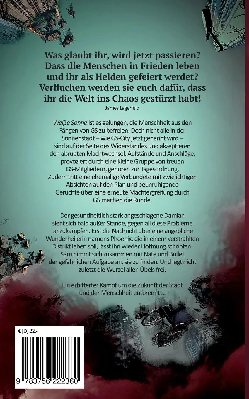Rückseite: 9783756222360 | Utopia | Die Sonnenstadt | Kerstin Imrek | Taschenbuch | 688 S. | 2022