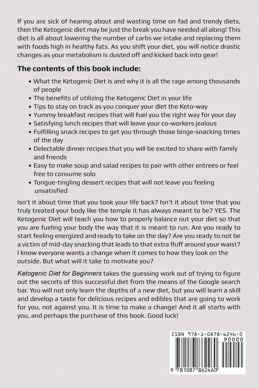Rückseite: 9781087862460 | Keto Diet for Beginner's | Jennifer Axe | Taschenbuch | Englisch