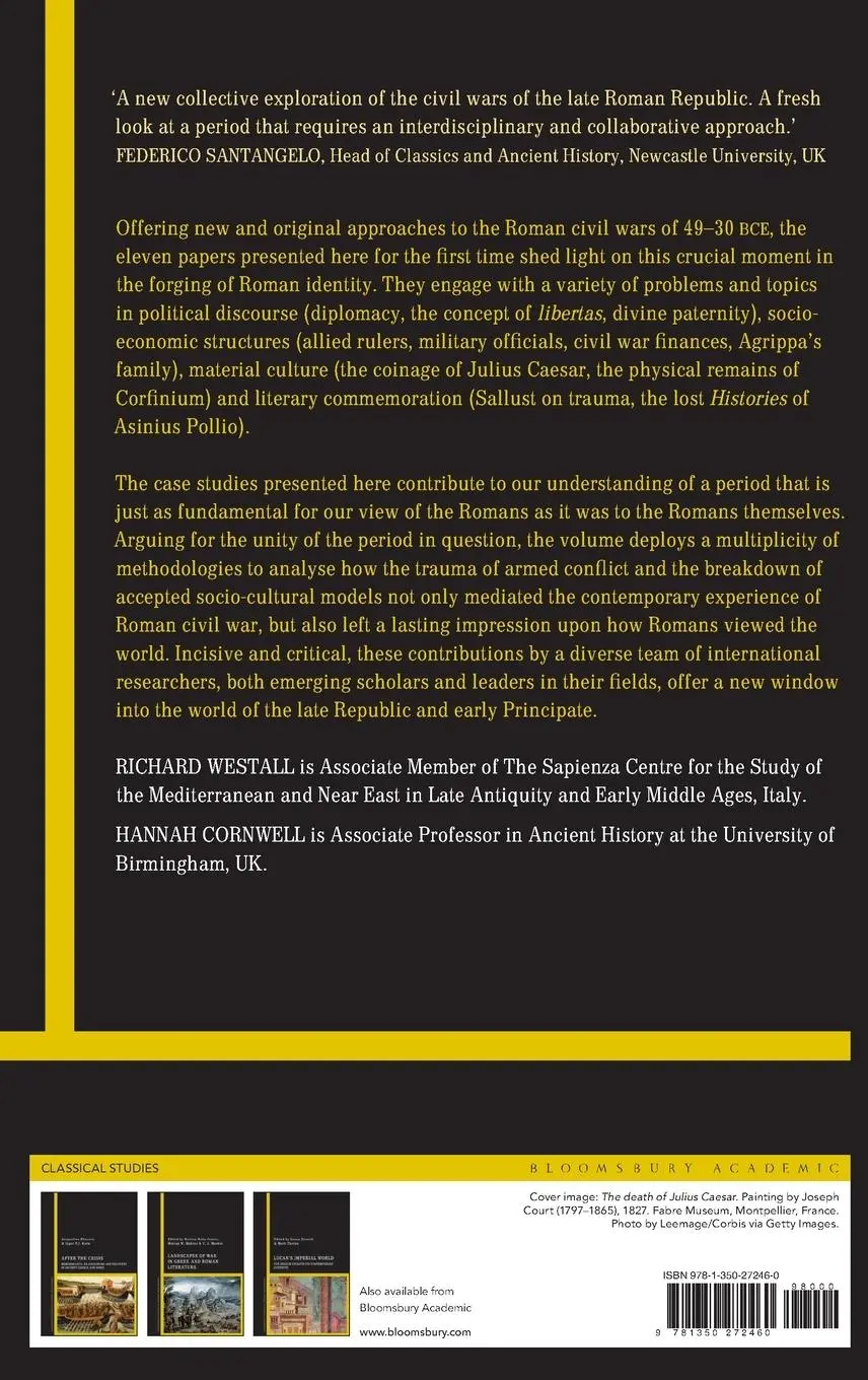 Rückseite: 9781350272460 | New Perspectives on the Roman Civil Wars of 49-30 BCE | Buch | 2024
