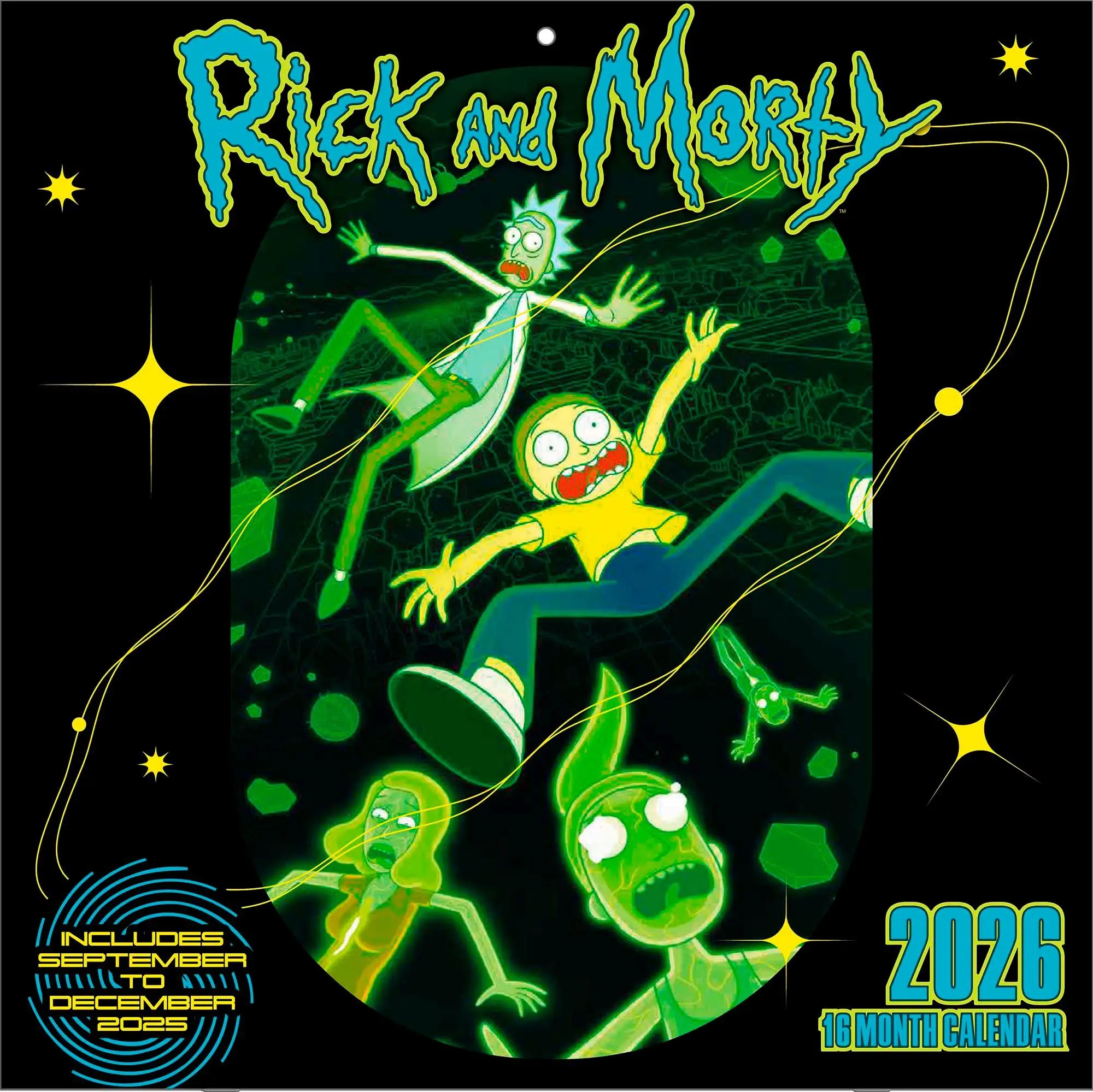 Cover: 9781804232460 | RICK AND MORTY - Broschürenkalender im Format 30 x 30 | Kalender