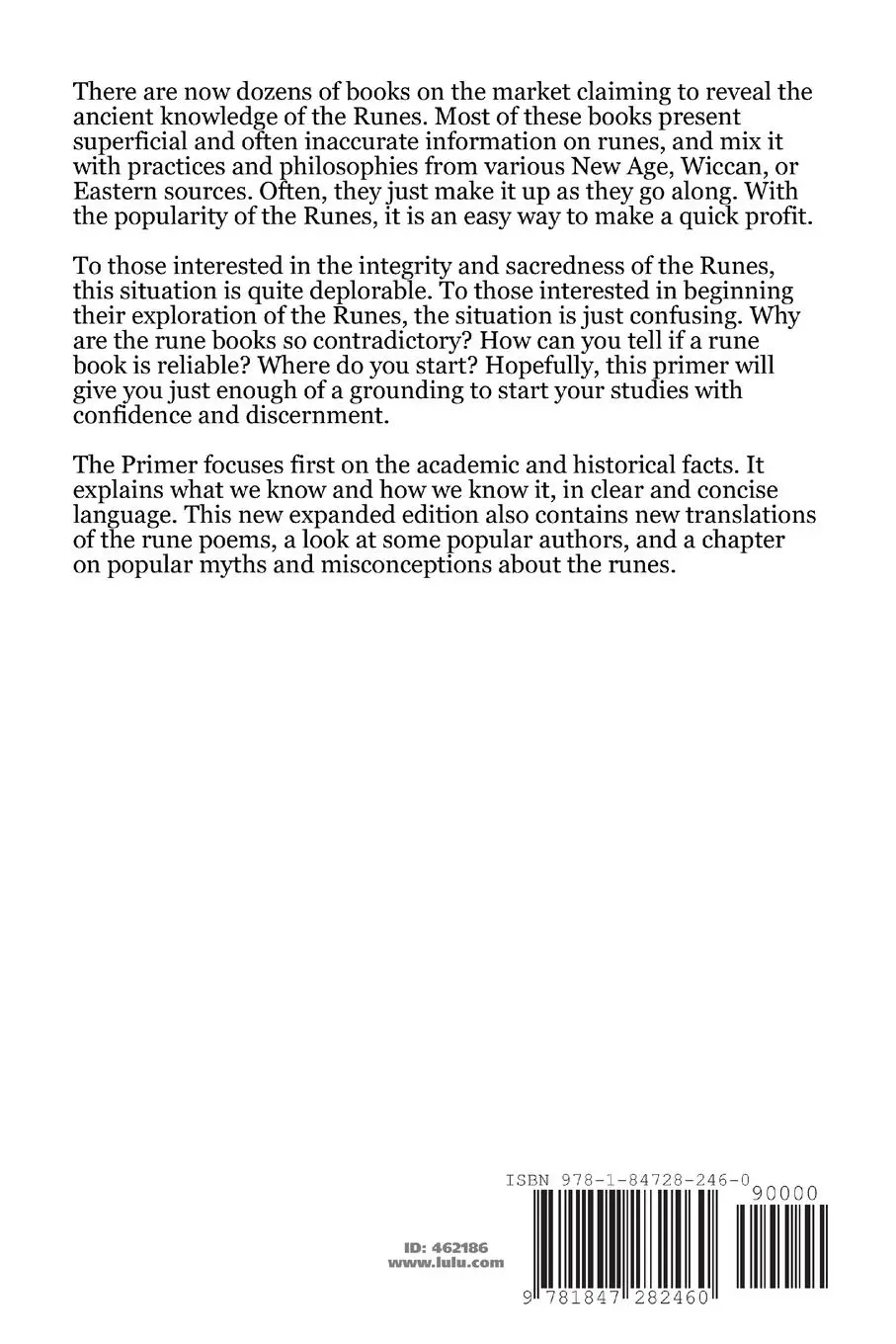 Rückseite: 9781847282460 | The Rune Primer | Sweyn Plowright | Taschenbuch | Paperback | Englisch