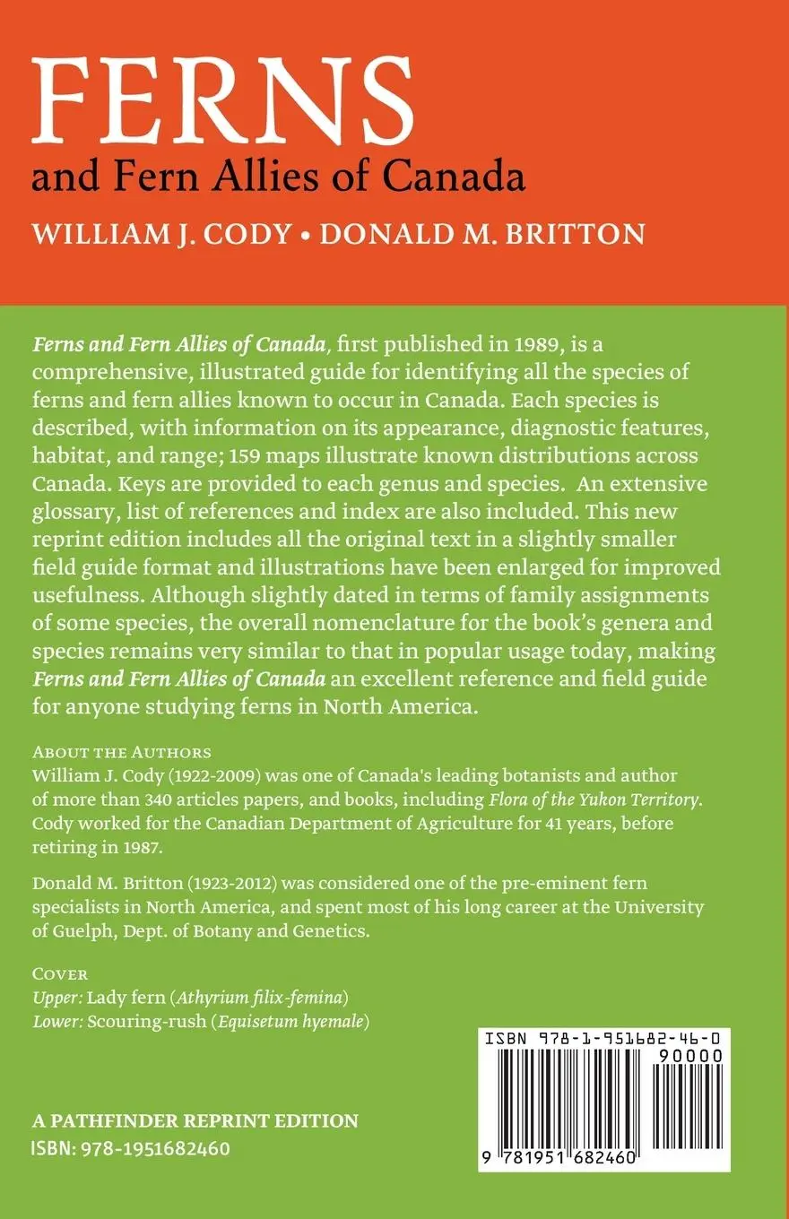 Rückseite: 9781951682460 | Ferns and Fern Allies of Canada | William J Cody (u. a.) | Taschenbuch