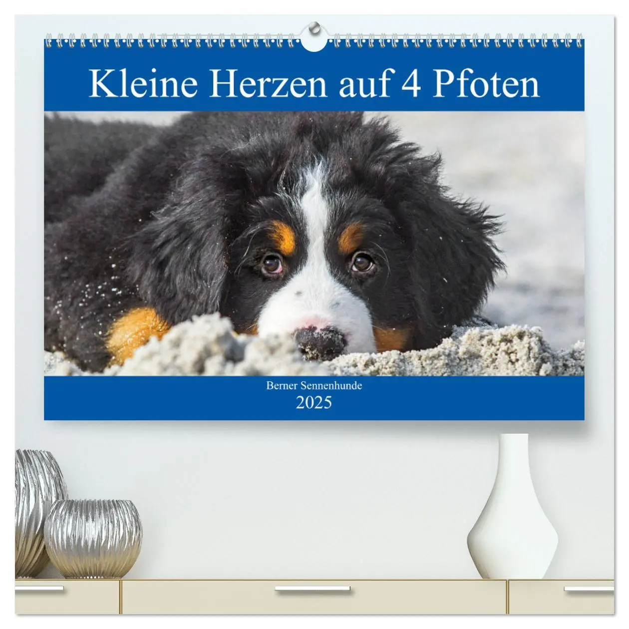 Cover: 9783435212460 | Kleine Herzen auf 4 Pfoten - Berner Sennenhunde (hochwertiger...