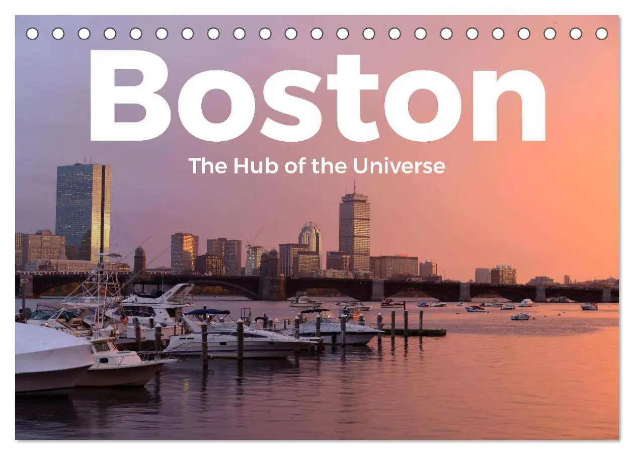 Cover: 9783457612460 | Boston - The Hub of the Universe (Tischkalender 2026 DIN A5 quer),...