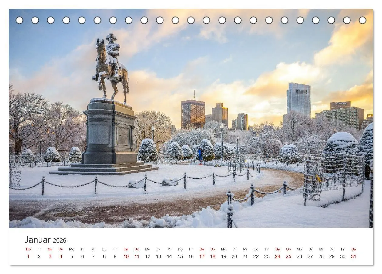 Bild: 9783457612460 | Boston - The Hub of the Universe (Tischkalender 2026 DIN A5 quer),...