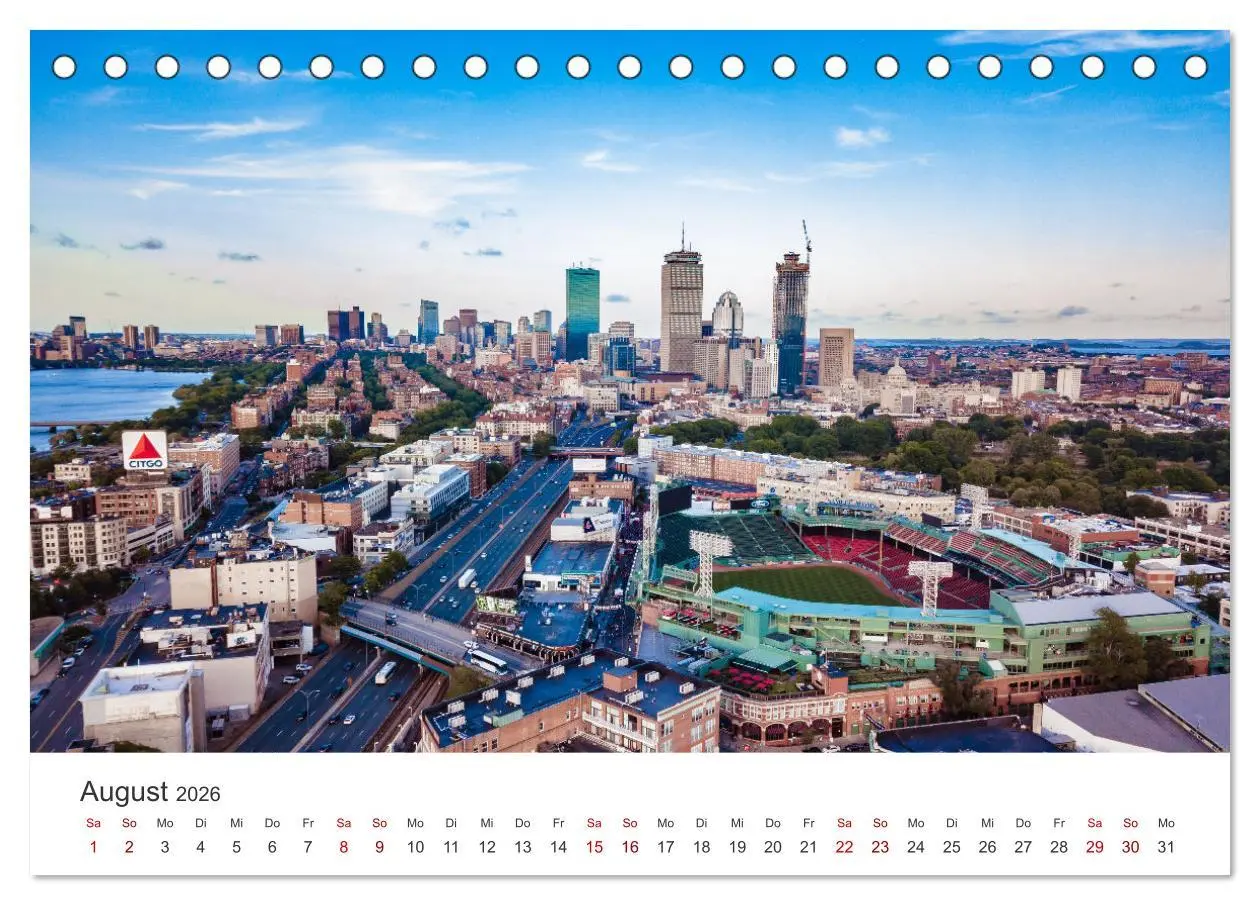 Bild: 9783457612460 | Boston - The Hub of the Universe (Tischkalender 2026 DIN A5 quer),...