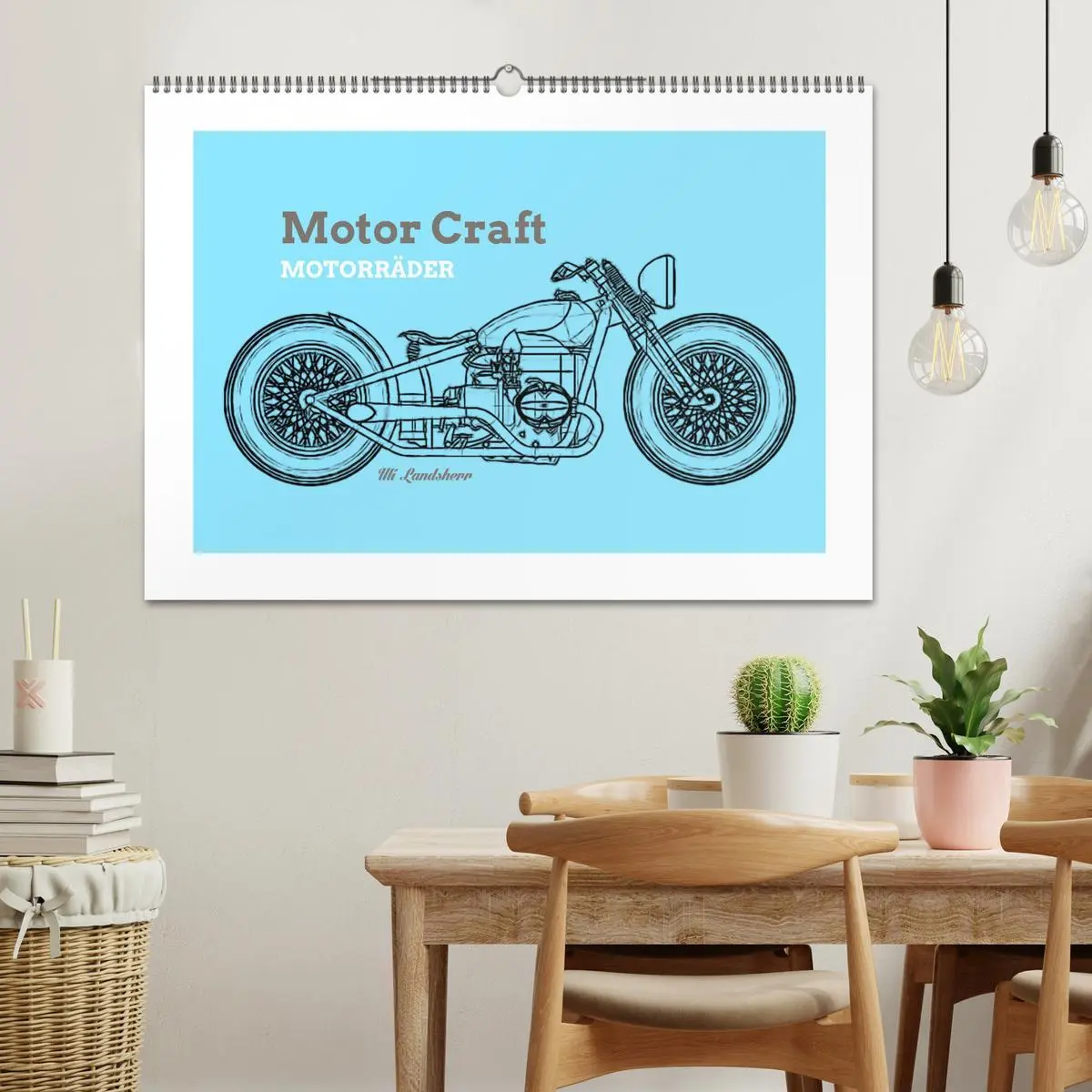 Bild: 9783457852460 | Motor Craft Motorräder (Wandkalender 2026 DIN A2 quer), CALVENDO...