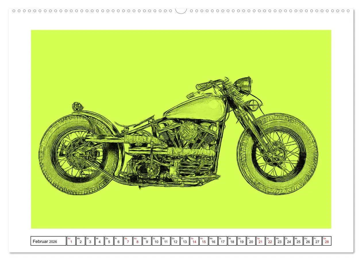 Bild: 9783457852460 | Motor Craft Motorräder (Wandkalender 2026 DIN A2 quer), CALVENDO...