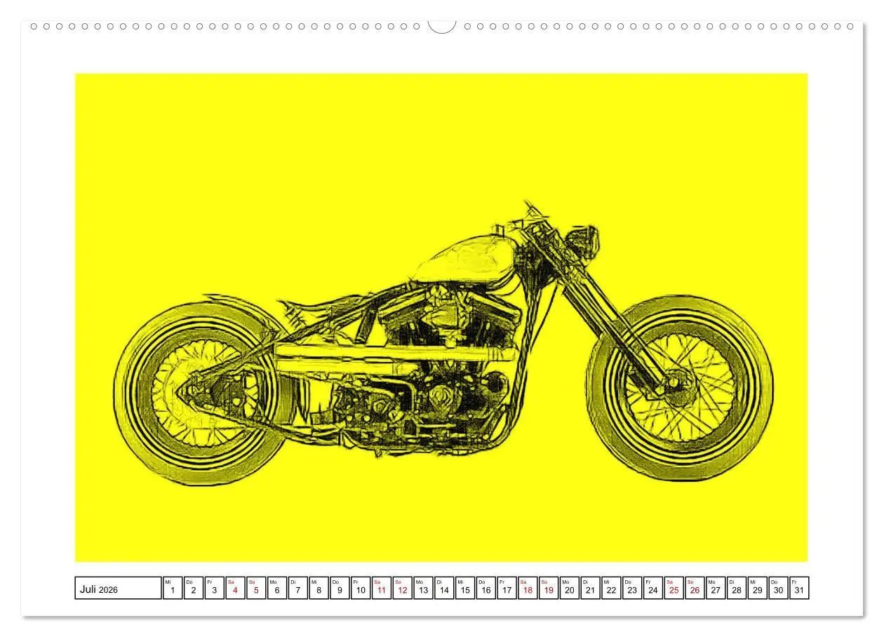 Bild: 9783457852460 | Motor Craft Motorräder (Wandkalender 2026 DIN A2 quer), CALVENDO...