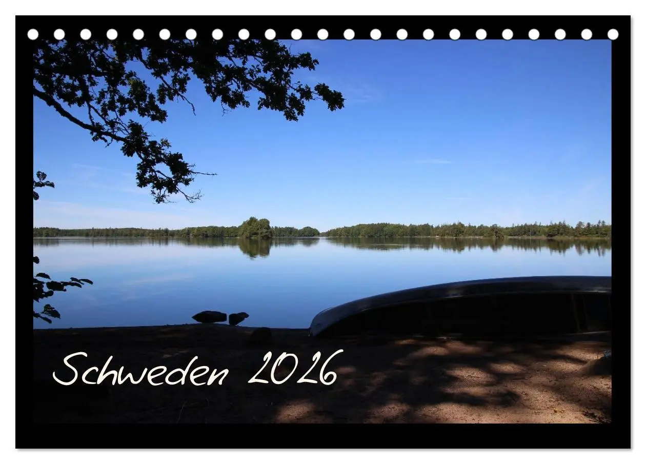 Cover: 9783516182460 | Schweden 2026 (Tischkalender 2026 DIN A5 quer), CALVENDO...