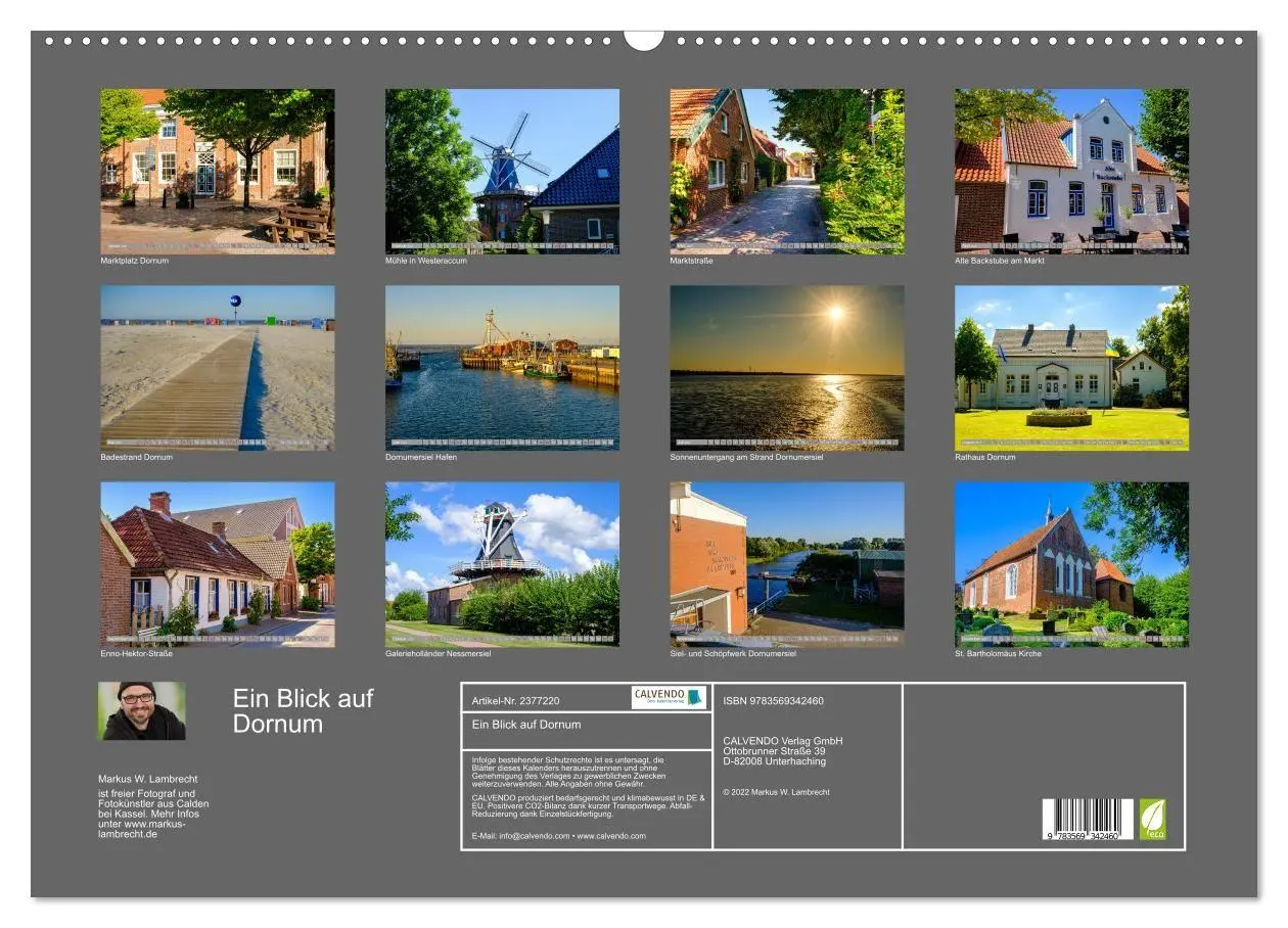 Bild: 9783569342460 | Ein Blick auf Dornum (Wandkalender 2027 DIN A2 quer), CALVENDO...