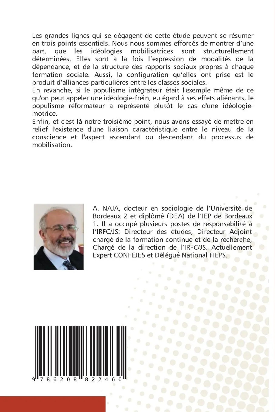 Rückseite: 9786208822460 | IDÉOLOGIES MOBILISATRICES ET CONSCIENCE DE CLASSE | Abdellatif Naja