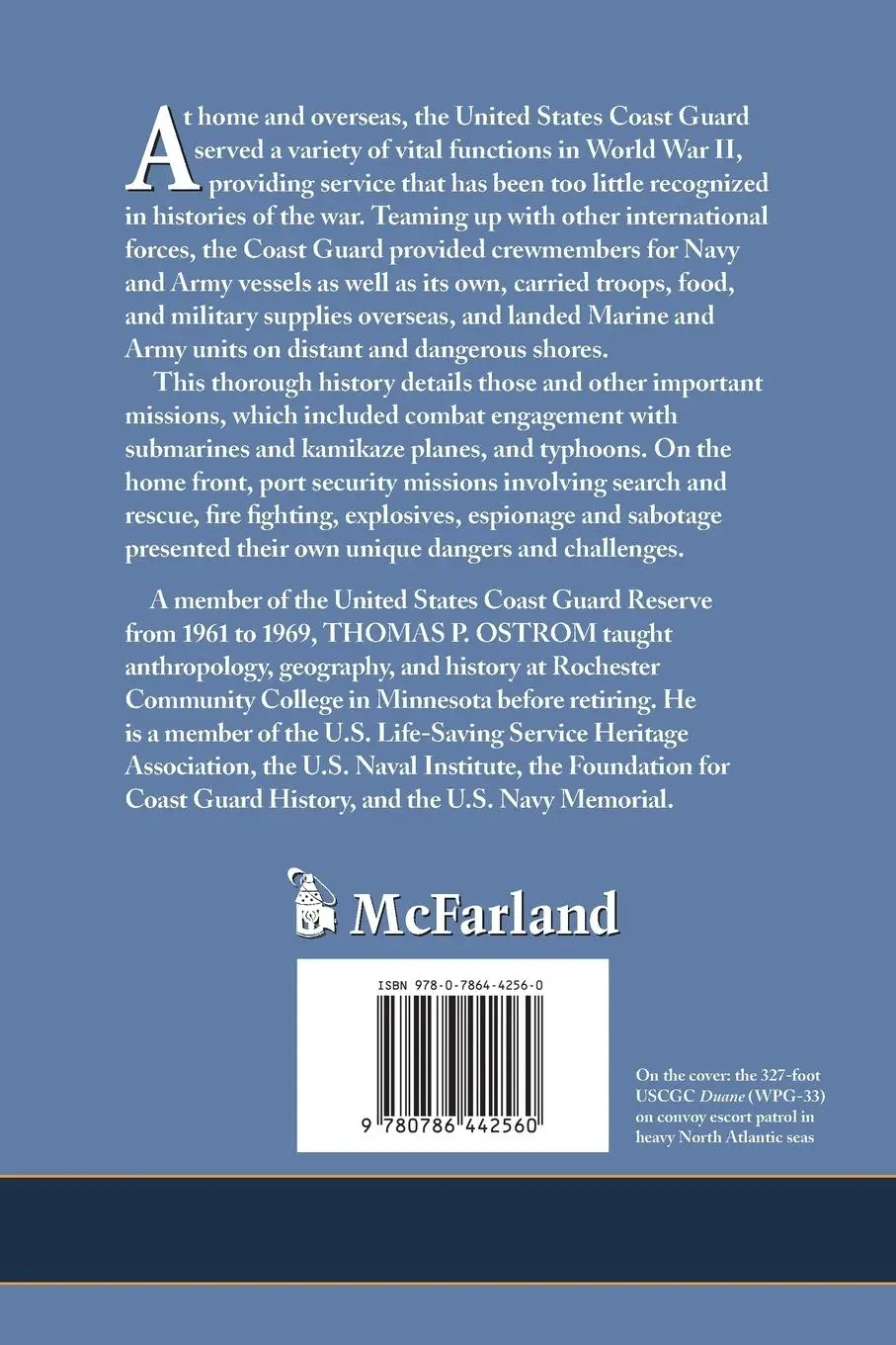 Rückseite: 9780786442560 | The United States Coast Guard in World War II | Thomas P. Ostrom