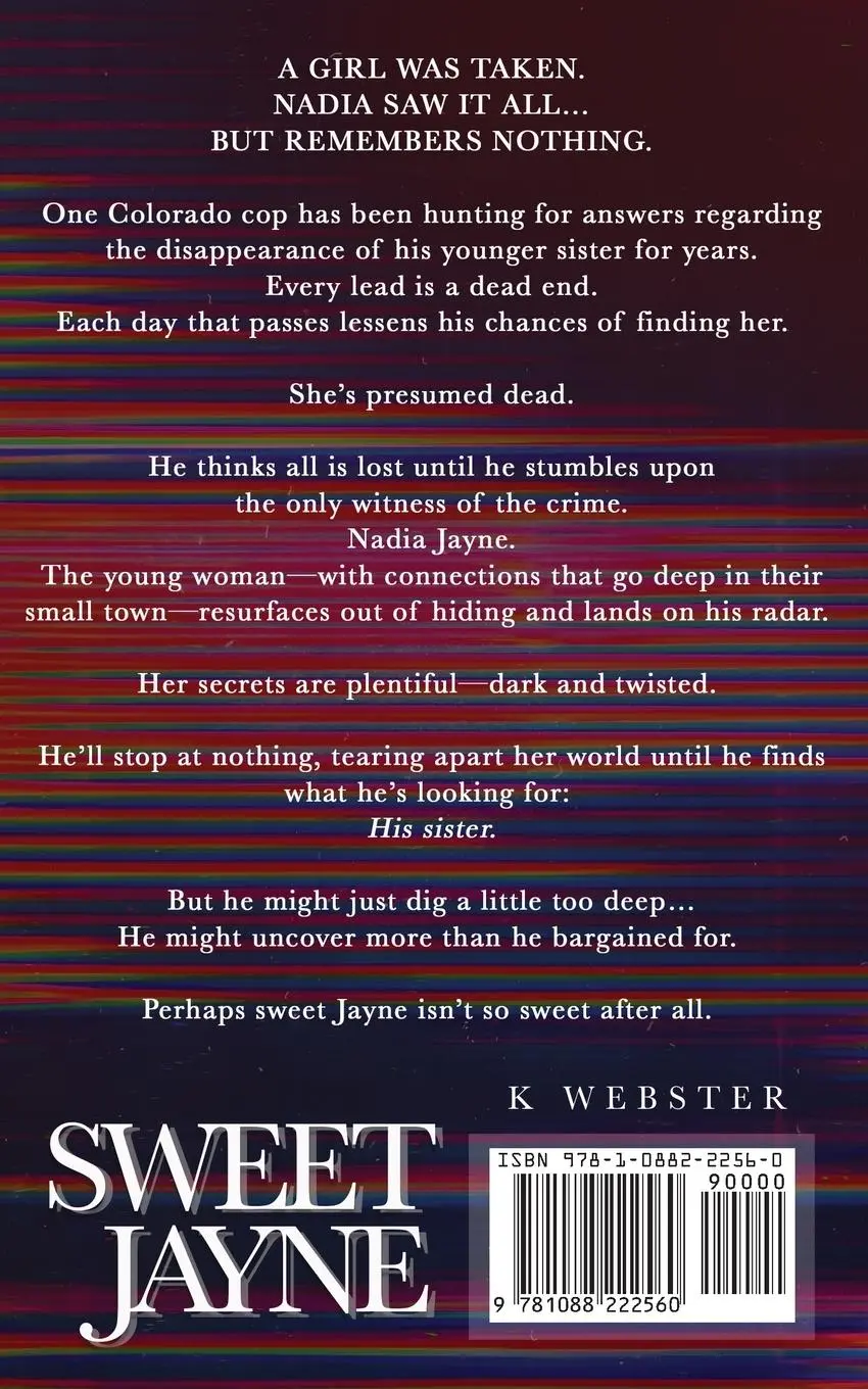 Rückseite: 9781088222560 | Sweet Jayne | K. Webster | Taschenbuch | Englisch | 2016