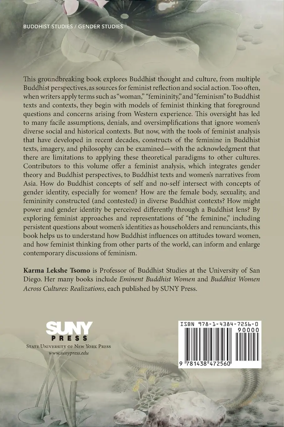Rückseite: 9781438472560 | Buddhist Feminisms and Femininities | Karma Lekshe Tsomo | Taschenbuch