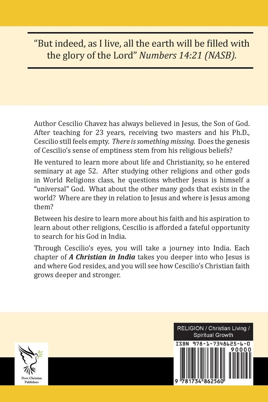 Rückseite: 9781734862560 | A Christian in India | Cescilio Chavez | Taschenbuch | Englisch | 2020