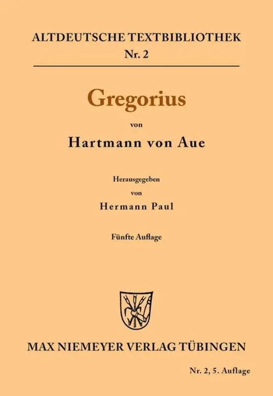 Cover: 9783110482560 | Gregorius | Hermann Paul | Taschenbuch | Kartoniert / Broschiert